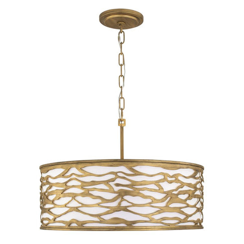 Varaluz Kato 5 Light Convertible Semi Flus Pendant Model: 348S05HG