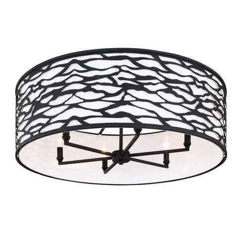 Varaluz Kato 6 Light Convertible Semi Flus Pendant Model: 348S06CB