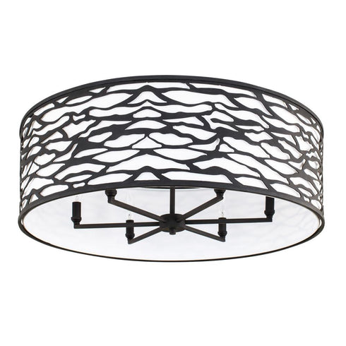 Varaluz Kato 6 Light Convertible Semi Flus Pendant Model: 348S06CB