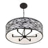 Varaluz Kato 6 Light Convertible Semi Flus Pendant Model: 348S06CB