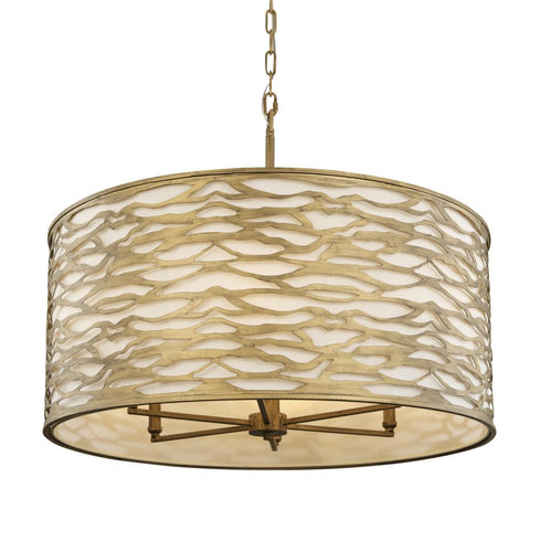 Varaluz Kato 6 Light Pendant Havana Gold Model: 348P06HG