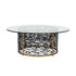 Varaluz Kato Coffee Table Havana Gol Carbon Model: 348TC46HGCB