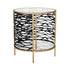 Varaluz Kato End Table Havana Gol Carbon Model: 348TE18HGCB