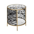 Varaluz Kato End Table Havana Gol Carbon Model: 348TE18HGCB