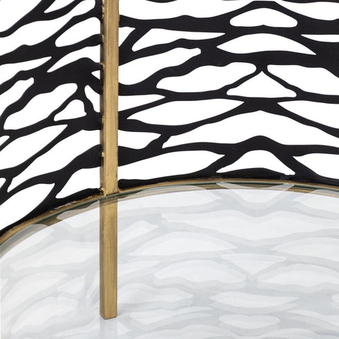 Varaluz Kato End Table Havana Gol Carbon Model: 348TE18HGCB
