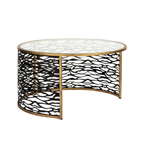 Varaluz Kato Nesting Coffee Table And Ottoman Model: 348TC32NHGCB