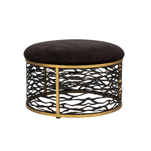 Varaluz Kato Nesting Coffee Table And Ottoman Model: 348TC32NHGCB
