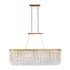 Varaluz Lafayette 6 Light Linear Pendant Havana Model: 359N06HG
