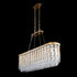 Varaluz Lafayette 6 Light Linear Pendant Havana Model: 359N06HG