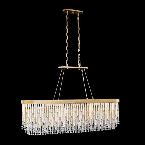 Varaluz Lafayette 6 Light Linear Pendant Havana Model: 359N06HG