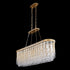 Varaluz Lafayette 6 Light Linear Pendant Havana Model: 359N06HG