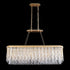 Varaluz Lafayette 6 Light Linear Pendant Havana Model: 359N06HG