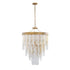 Varaluz Lafayette 7 Light Chandelier Havana Gold Model: 359C07HG