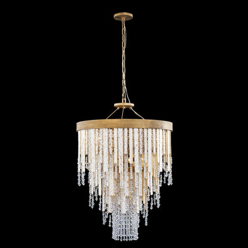 Varaluz Lafayette 7 Light Chandelier Havana Gold Model: 359C07HG