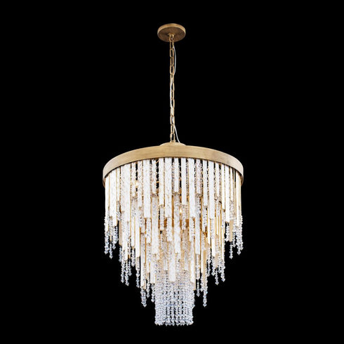 Varaluz Lafayette 7 Light Chandelier Havana Gold Model: 359C07HG