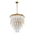 Varaluz Lafayette 7 Light Chandelier Havana Gold Model: 359C07HG