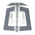 Varaluz Lofty 3 Light Ceiling Mount Silverad Gray Wood in Steel Finish Model: 268S03SOG