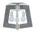 Varaluz Lofty 3 Light Ceiling Mount Silverad Gray Wood in Steel Finish Model: 268S03SOG