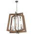 Varaluz Lofty 9 Light Chandelier Stee Wheat in Steel Finish Model: 268C09SLW