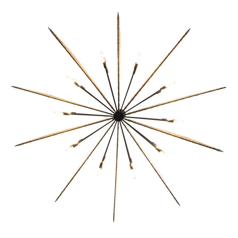Varaluz Machina 30 Light Chandelier Matte Blac Model: 379C30MBS