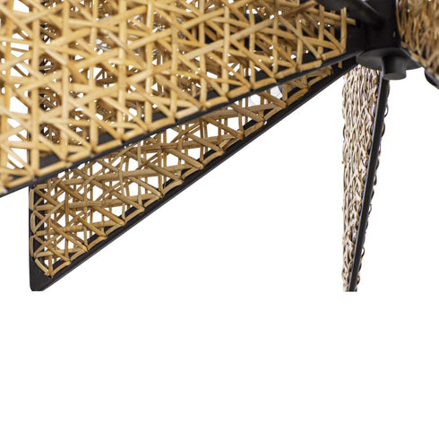 Varaluz Machina 6 Light Chandelier Matte Blac Model: 379C06MBS