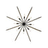 Varaluz Machina 8 Light Chandelier Matte Blac Model: 379C08MBS