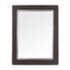 Varaluz Macie Rectangular Wood and Metal Mirror in Farmhouse Steel Finish Model: 4DMI0119