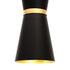 Varaluz Mad Hatter 2 Light Pendant Matte Blac Model: 390P02MBFG