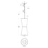 Varaluz Mad Hatter 2 Light Pendant Matte Blac Model: 390P02MBFG
