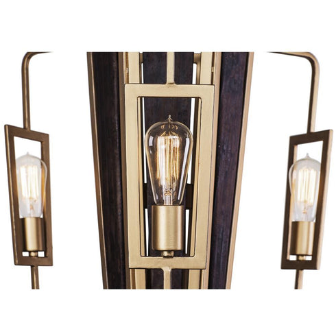Varaluz Madeira 3 Light Chandelier in Rustic Gold Model: 294C03RG