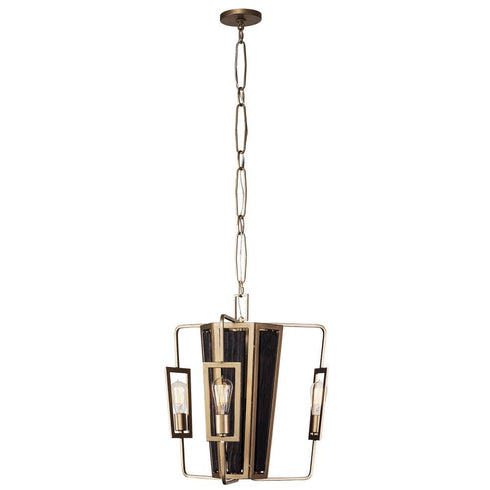 Varaluz Madeira 3 Light Chandelier in Rustic Gold Model: 294C03RG
