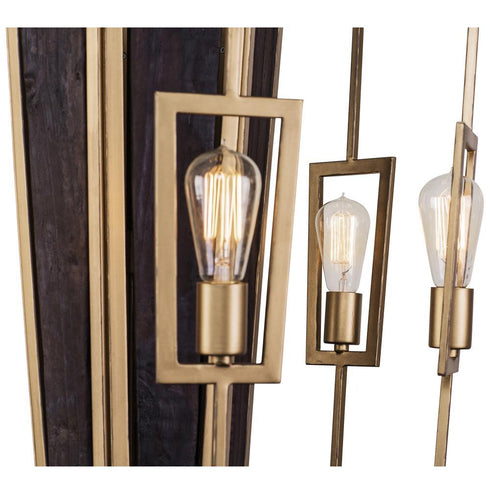Varaluz Madeira 6 Light Chandelier in Rustic Gold Model: 294C06RG