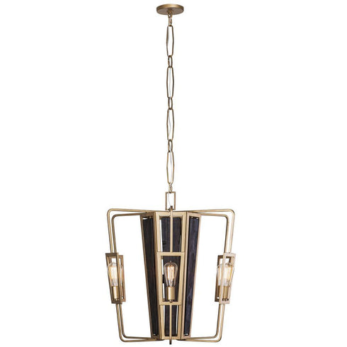 Varaluz Madeira 6 Light Chandelier in Rustic Gold Model: 294C06RG