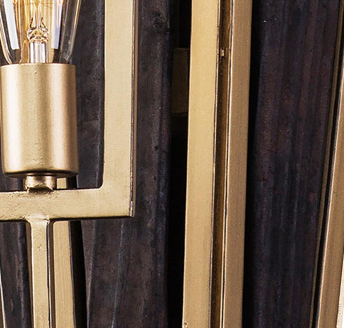 Varaluz Madeira 6 Light Chandelier in Rustic Gold Model: 294C06RG