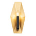 Varaluz Malone 1 Light Sconce Matte Blac French Model: 361W01MBFG