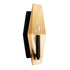 Varaluz Malone 1 Light Sconce Matte Blac French Model: 361W01MBFG