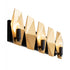 Varaluz Malone 3 Light Bath Matte Blac French Gold Model: 361B03MBFG