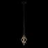 Varaluz Marcia 1 Light Mini Pendant Matte Blac Model: 353M01MBFG