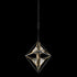 Varaluz Marcia 1 Light Mini Pendant Matte Blac Model: 353M01MBFG