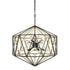 Varaluz Marcia 10 Light Pendnat Matte Blac French Model: 353P10MBFG