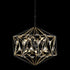 Varaluz Marcia 10 Light Pendnat Matte Blac French Model: 353P10MBFG