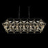 Varaluz Marcia 5 Light Linear Pendant Matte Blac Model: 353N05MBFG