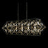 Varaluz Marcia 5 Light Linear Pendant Matte Blac Model: 353N05MBFG