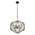 Varaluz Marcia 8 Light Orb Pendant Matte Blac Model: 353P08MBFG
