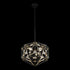 Varaluz Marcia 8 Light Orb Pendant Matte Blac Model: 353P08MBFG