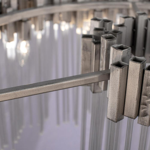 Varaluz Matrix 10 Light Pendant Rainy Night Model: 309P10RN
