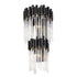 Varaluz Matrix 2 Light 2 Tier Sconce Matte Blac Model: 309W02LMBFG