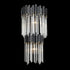 Varaluz Matrix 2 Light 2 Tier Sconce Matte Blac Model: 309W02LMBFG