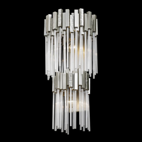 Varaluz Matrix 2 Light 2 Tier Sconce Rainy Night Model: 309W02LRN