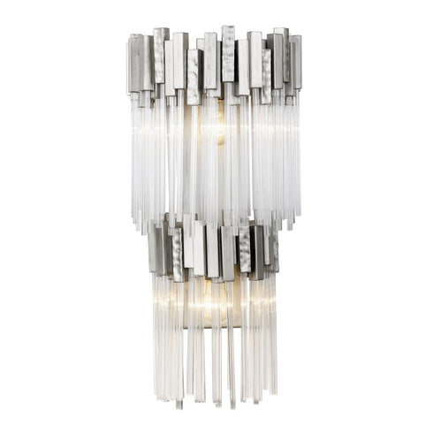 Varaluz Matrix 2 Light 2 Tier Sconce Rainy Night Model: 309W02LRN